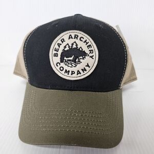 Bear Archery Company Black and Olive Cap Cap0010